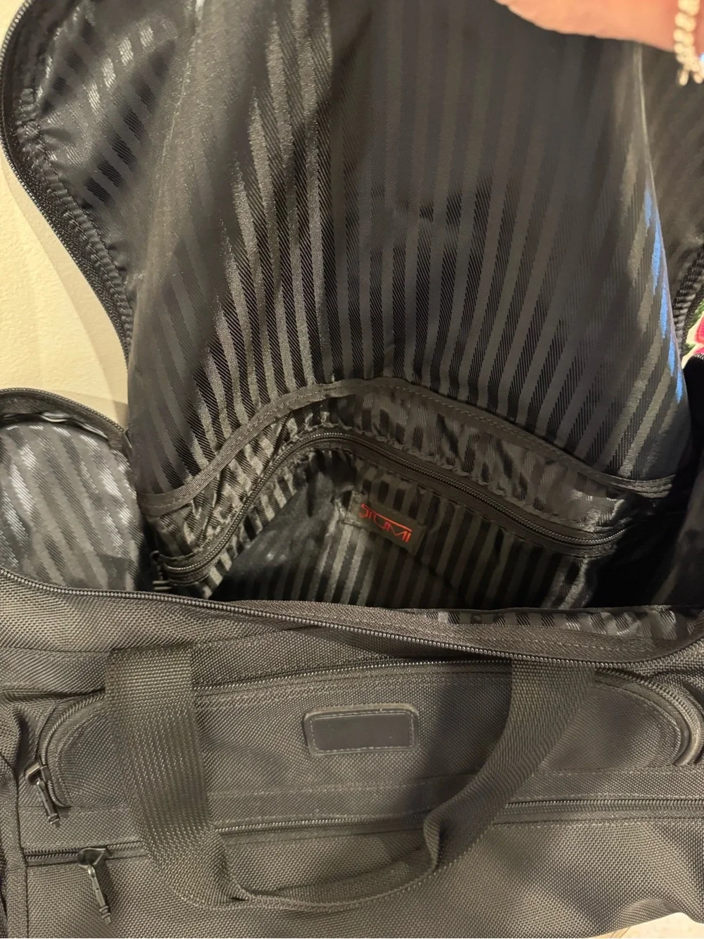 Tumi Black Men's / Women’s Duffel Bag with Dual Handles
